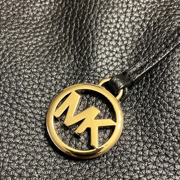 Michael Kors Black Pebbled Leather Shoulder Bag - Picture 11 of 11